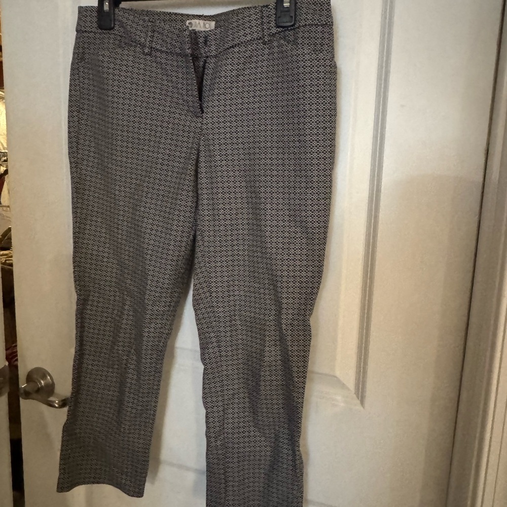 Lila Rose Black and White Patterned Pants